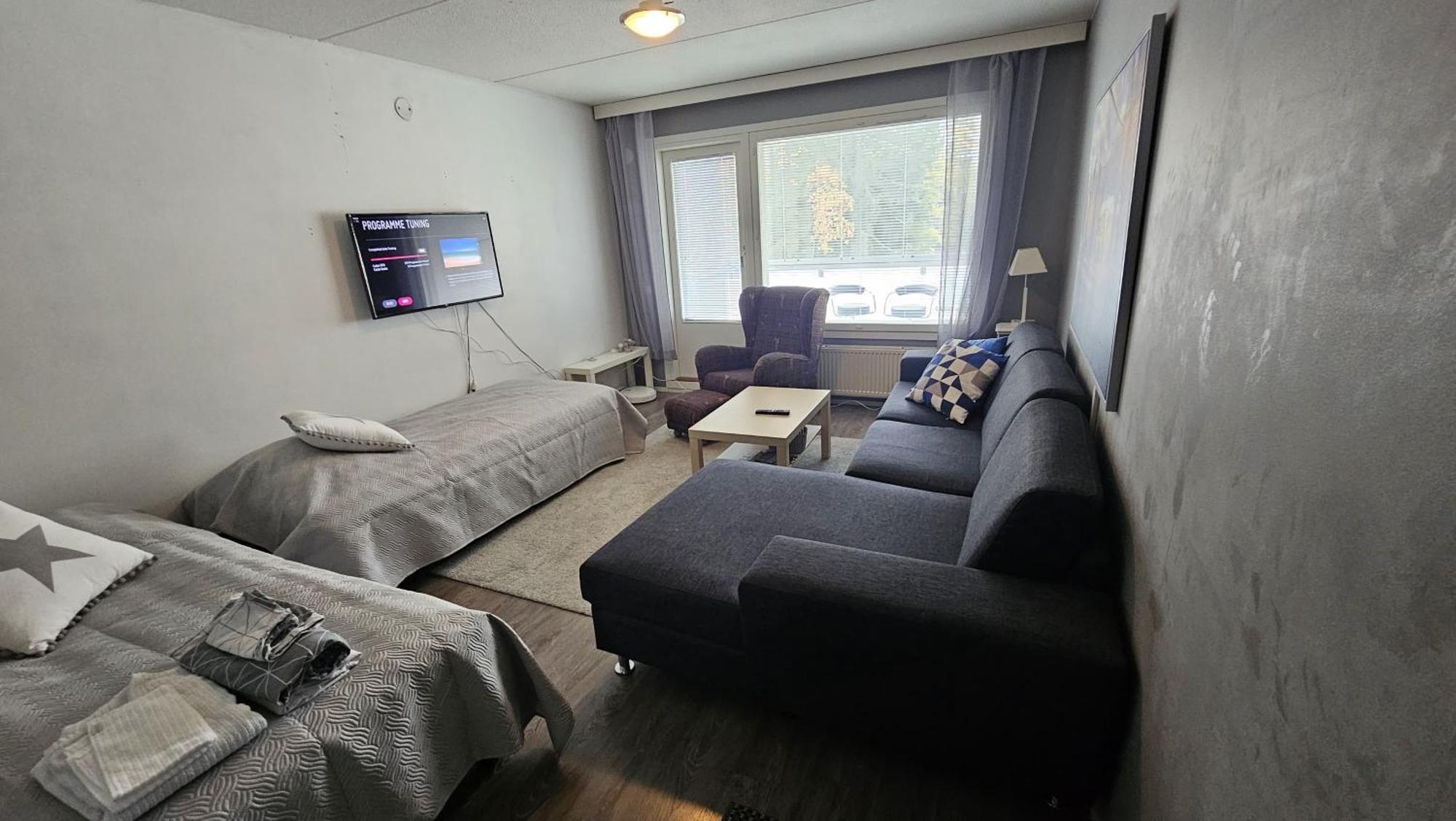 Tilava Kaksio, Saunalla Ja Saehkoeauton Latauksella. Tampere Eksteriør billede